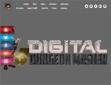 Tablet Screenshot of digitaldungeonmaster.com